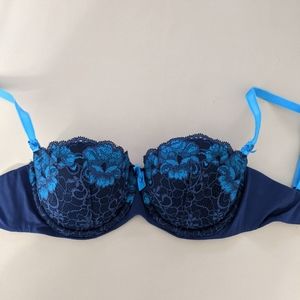 Blue Adore Me Bra